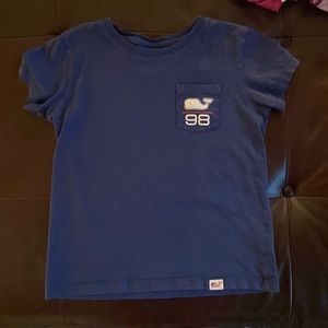 Vineyard Vines Navy Blue Unisex Soccer Shirt - Size: Kids Medium
